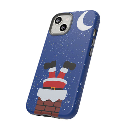 Stuck Santa Phone Case - for Apple, Samsung, and Google Phones