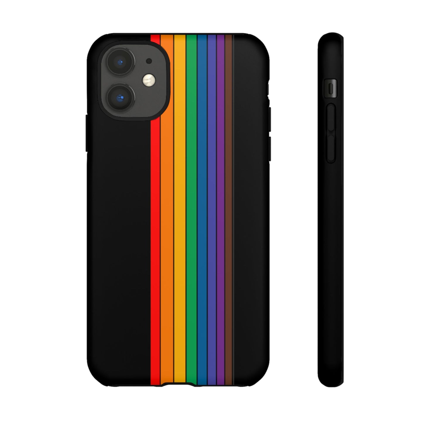 Rainbow Stripe Phone Case - for Apple, Samsung, and Google Phones