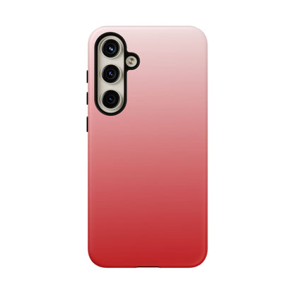 Ombre Crimson and Cream Phone Case - for Apple, Samsung, and Google Phones