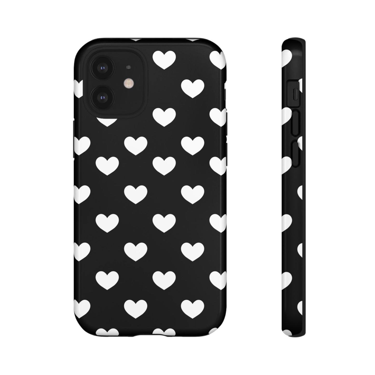 White Heart Phone Case - for Apple, Samsung, and Google Phones