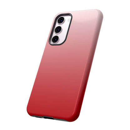 Ombre Crimson and Cream Phone Case - for Apple, Samsung, and Google Phones