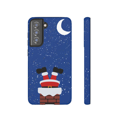 Stuck Santa Phone Case - for Apple, Samsung, and Google Phones