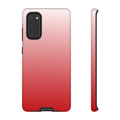 Ombre Crimson and Cream Phone Case - for Apple, Samsung, and Google Phones