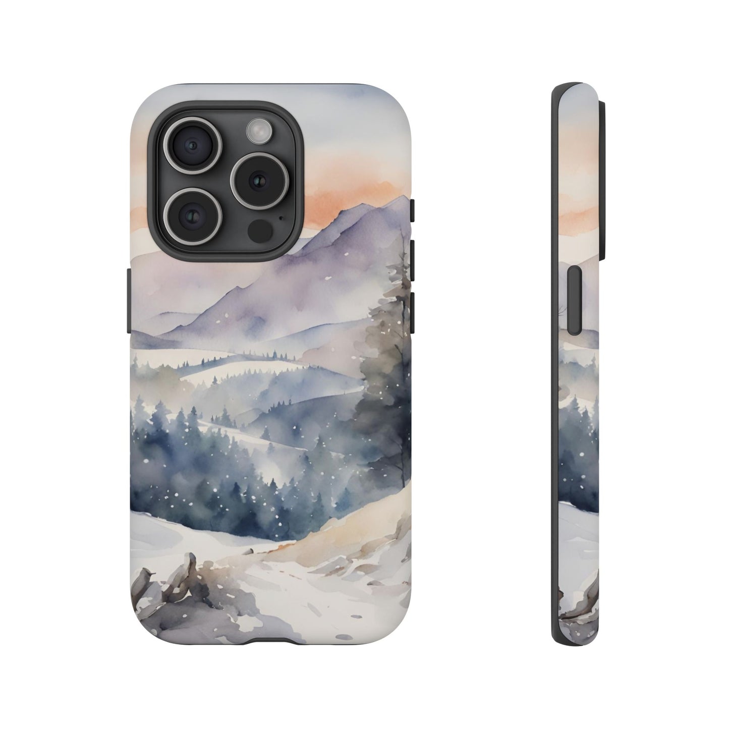 Winter Snowscape Phone Case - for Apple, Samsung, and Google Phones