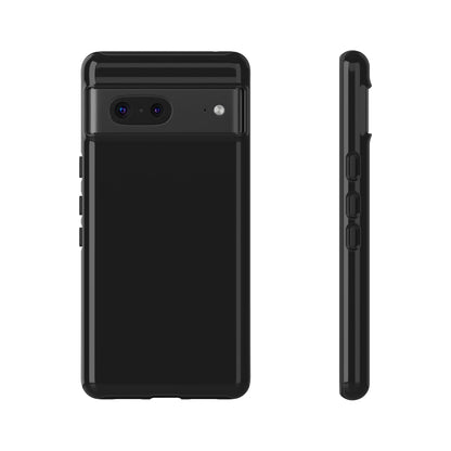 Black Phone Case - for Apple, Samsung, and Google Phones