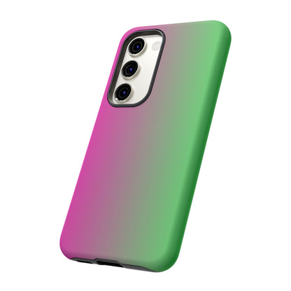 Ombre Pink and Green Phone Case - for Apple, Samsung, and Google Phones