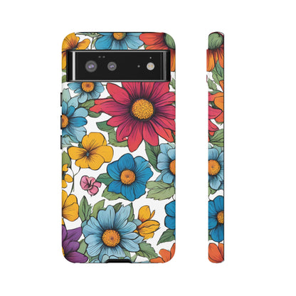 Floral Phone Case - for Apple, Samsung, and Google Phones