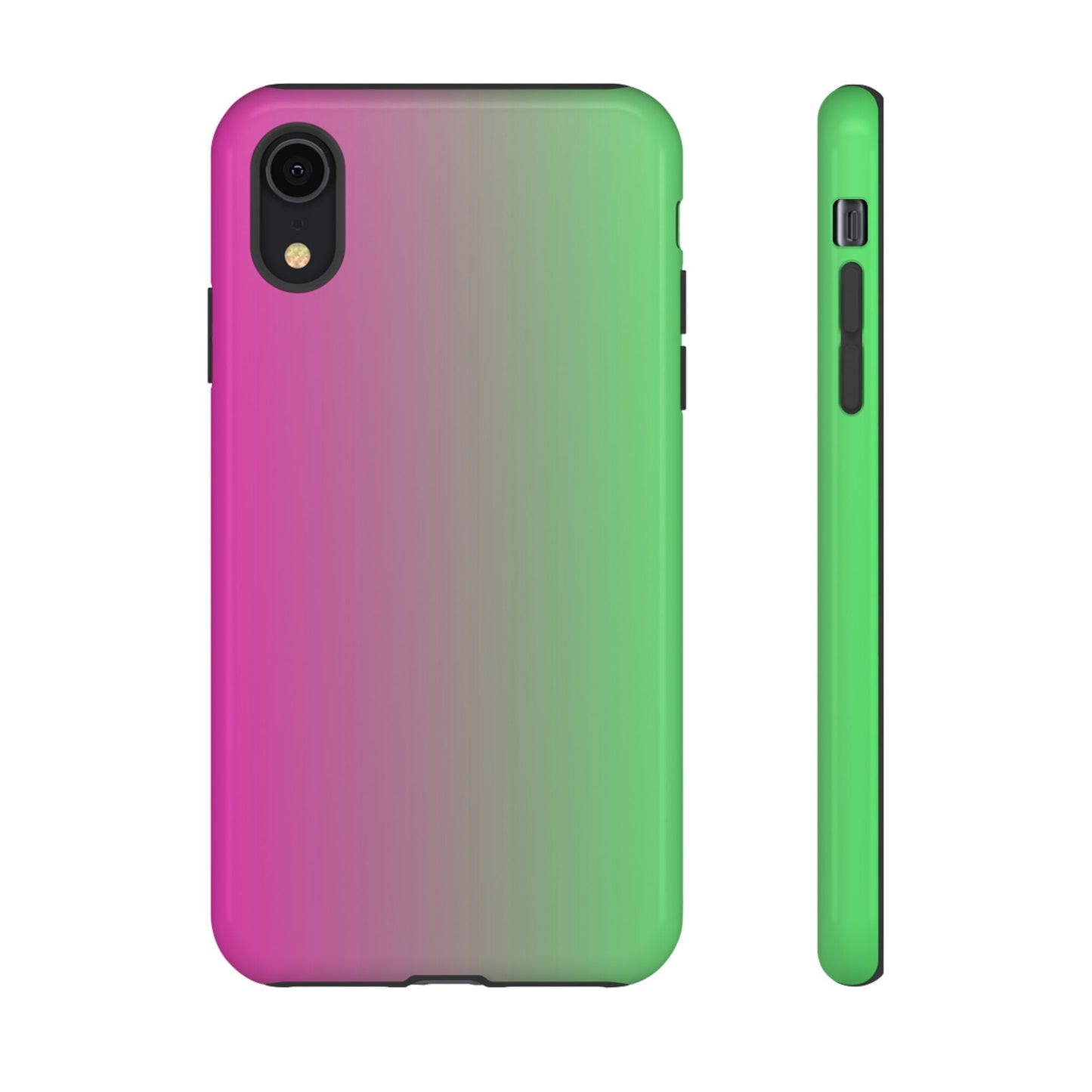 Ombre Pink and Green Phone Case - for Apple, Samsung, and Google Phones