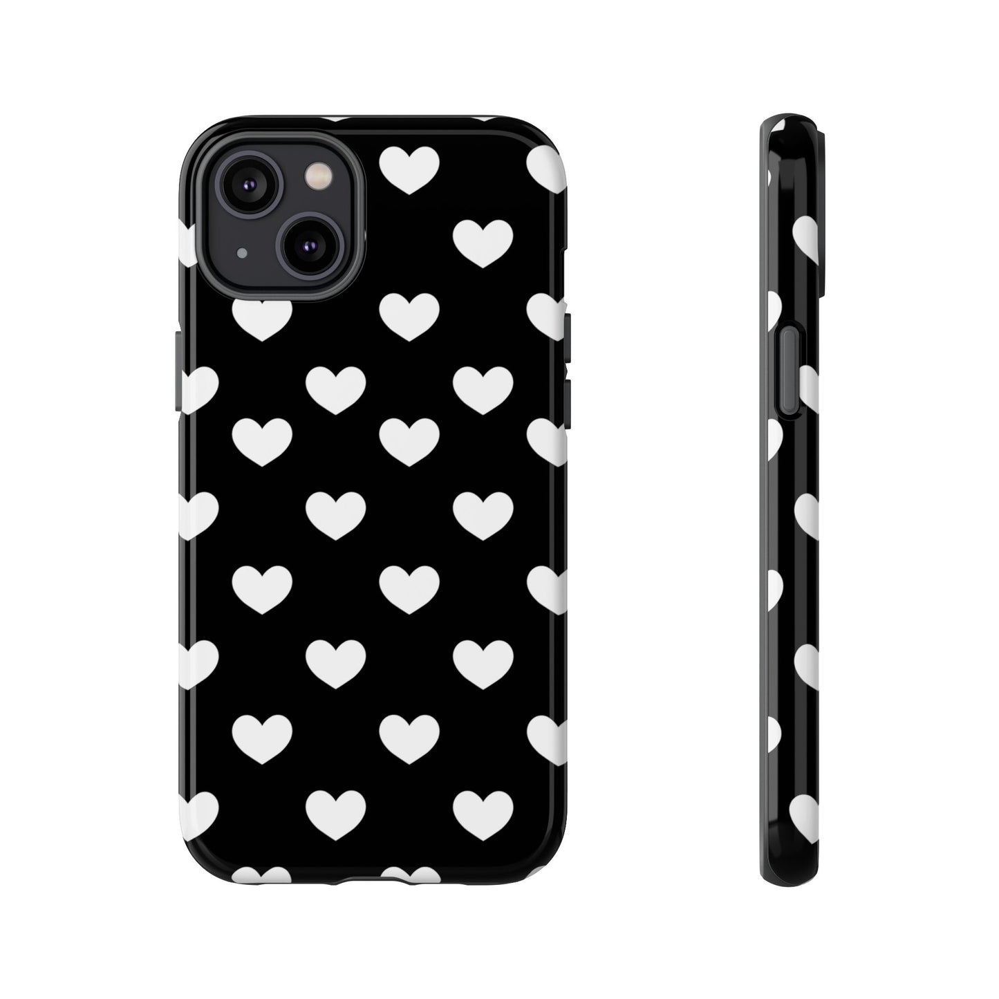 White Heart Phone Case - for Apple, Samsung, and Google Phones