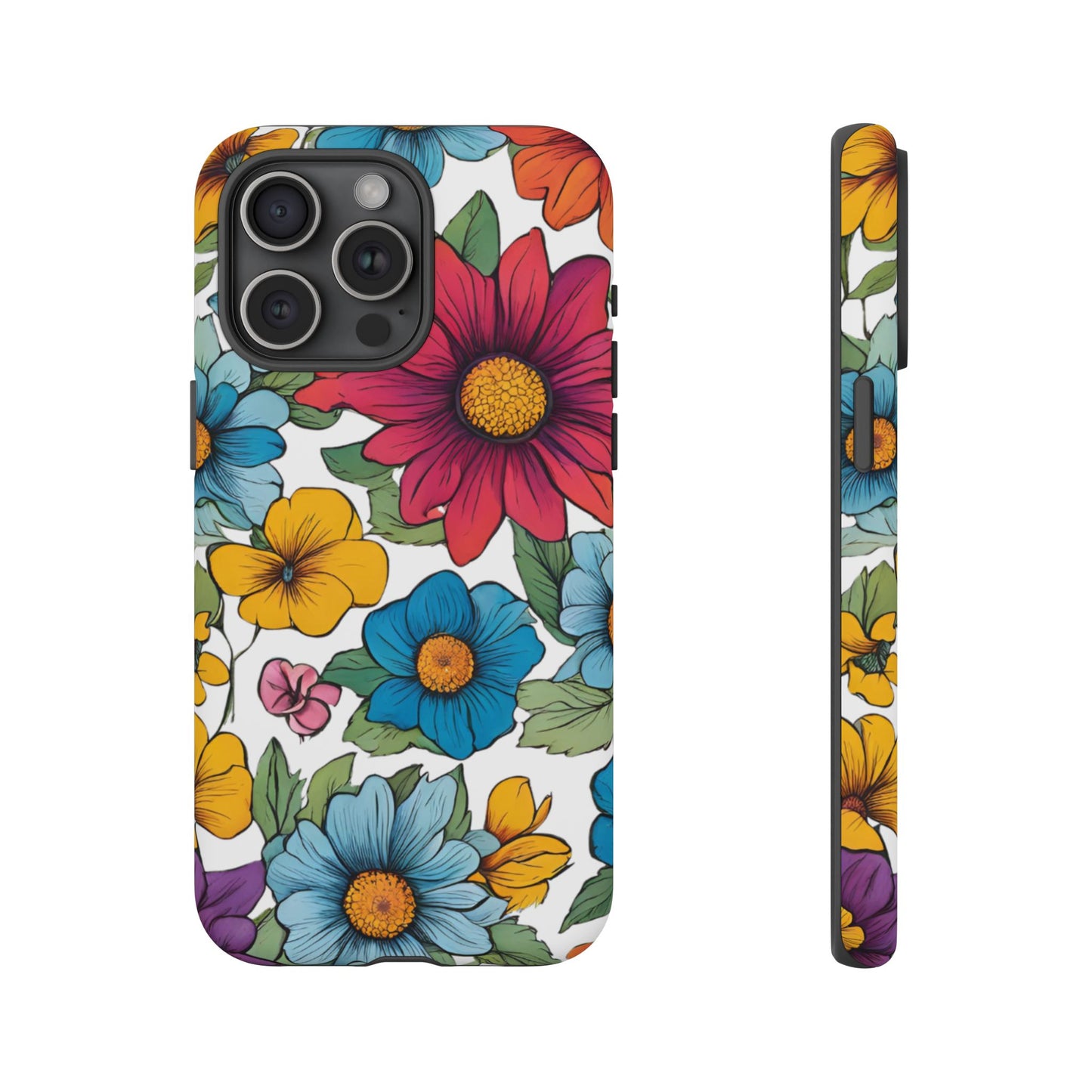 Floral Phone Case - for Apple, Samsung, and Google Phones