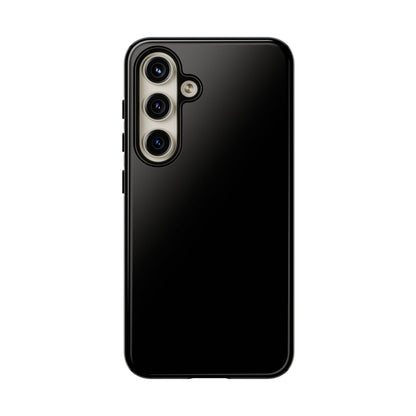 Black Phone Case - for Apple, Samsung, and Google Phones