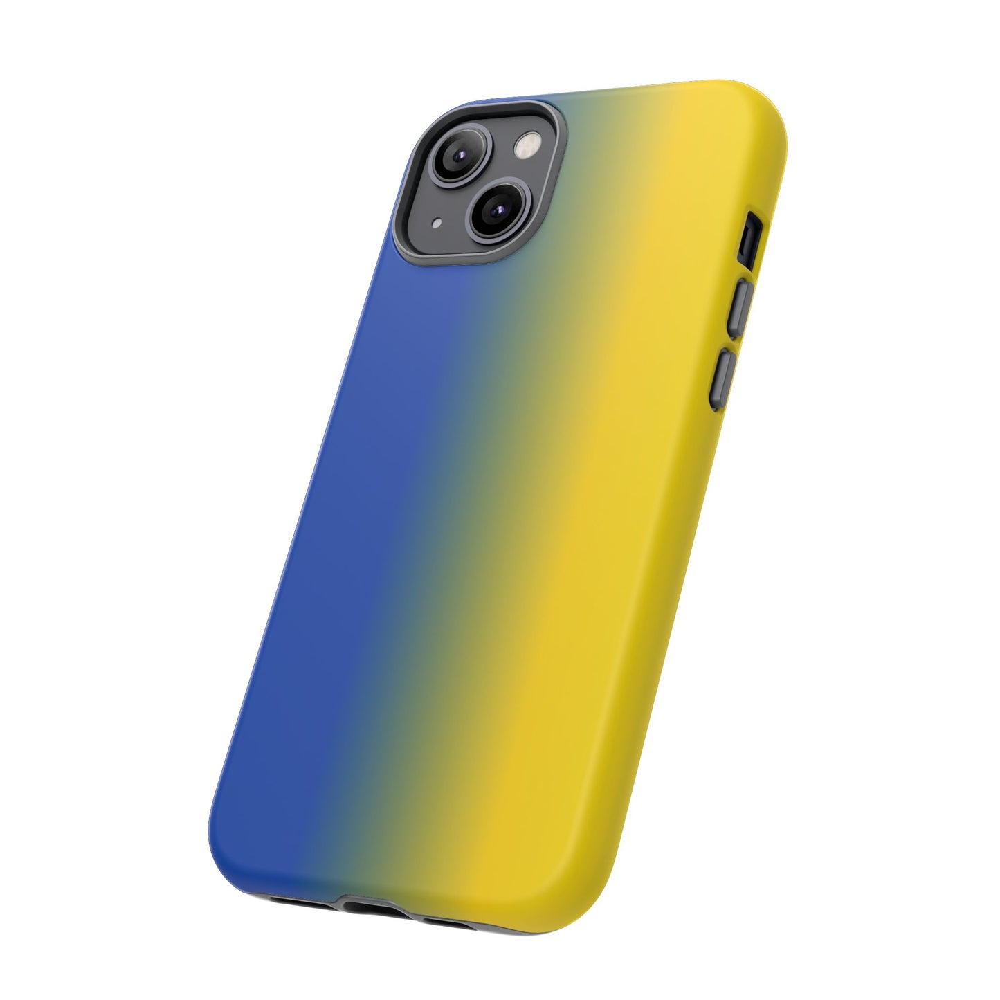 Ombre Blue and Gold Phone Case - for Apple, Samsung, and Google Phones