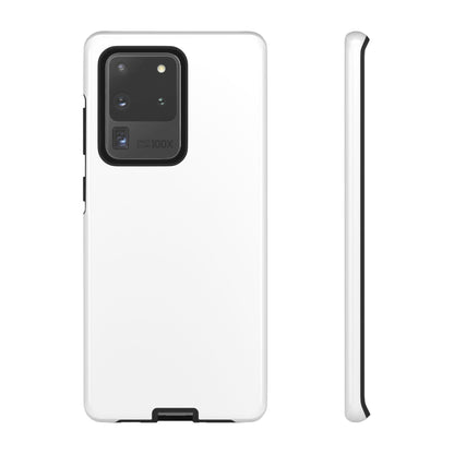 White Phone Case - for Apple, Samsung, and Google Phones