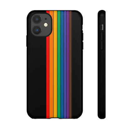 Rainbow Stripe Phone Case - for Apple, Samsung, and Google Phones