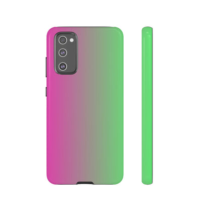 Ombre Pink and Green Phone Case - for Apple, Samsung, and Google Phones