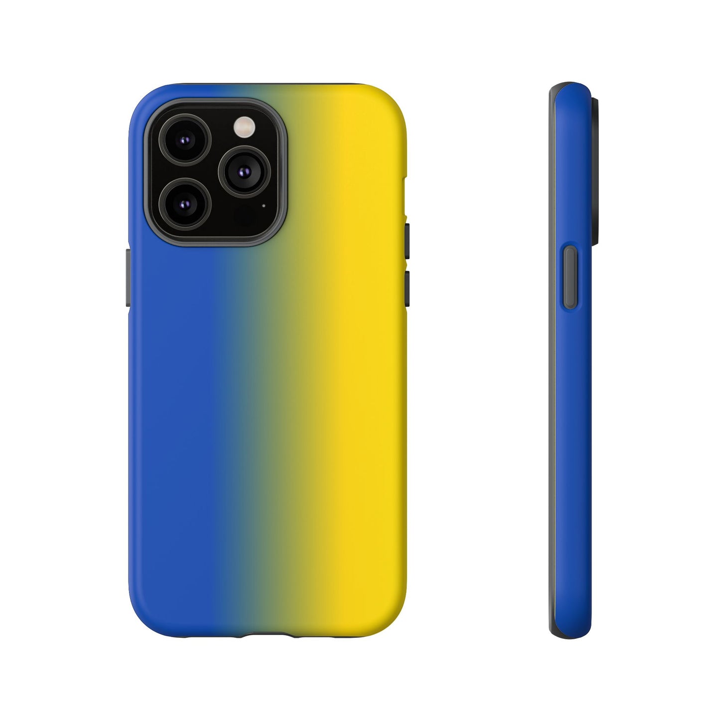 Ombre Blue and Gold Phone Case - for Apple, Samsung, and Google Phones