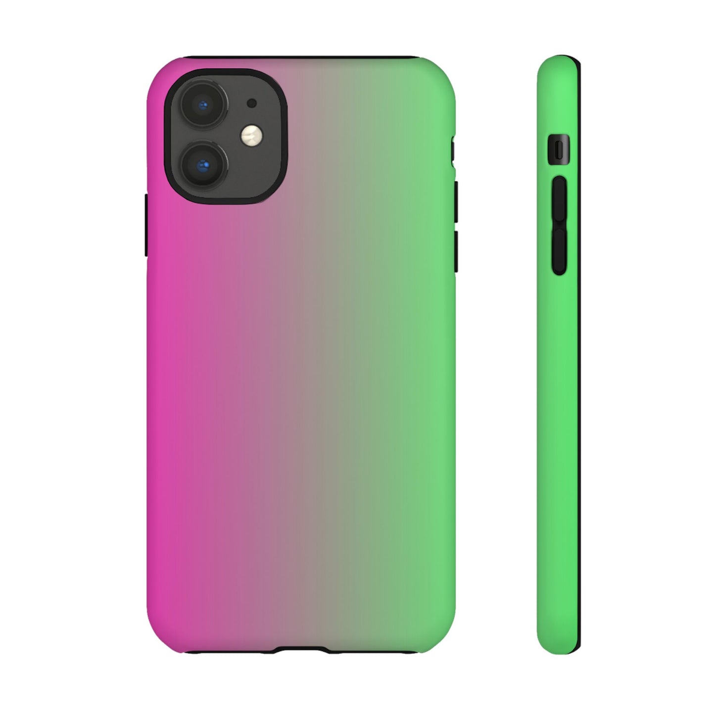 Ombre Pink and Green Phone Case - for Apple, Samsung, and Google Phones