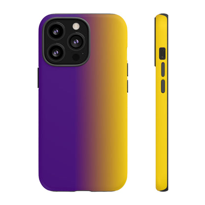 Ombre Purple and Gold Phone Case - for Apple, Samsung, and Google Phones