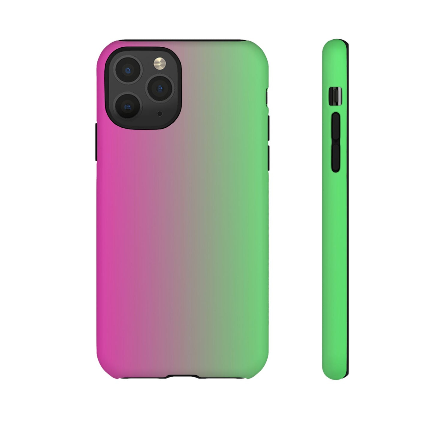 Ombre Pink and Green Phone Case - for Apple, Samsung, and Google Phones