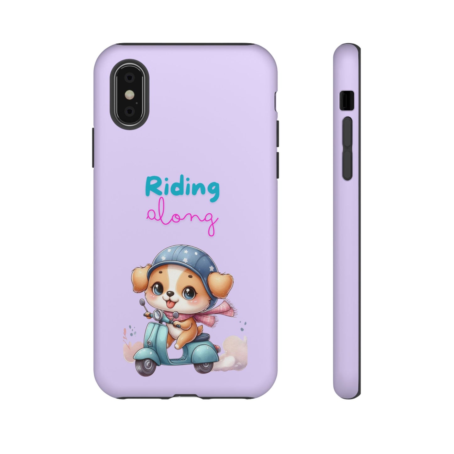 Purple Puppy Phone Case - for Apple, Samsung, and Google Phones