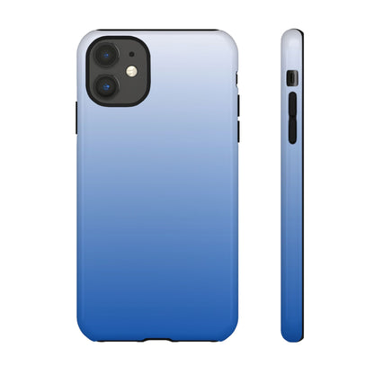 Ombre Blue and White Phone Case - for Apple, Samsung, and Google Phones