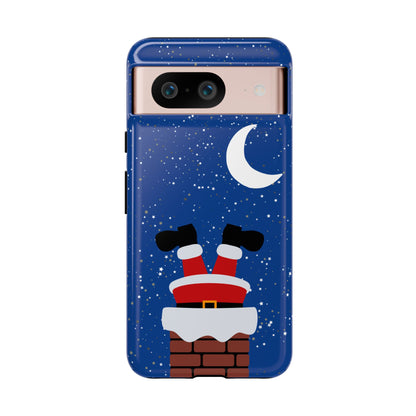 Stuck Santa Phone Case - for Apple, Samsung, and Google Phones