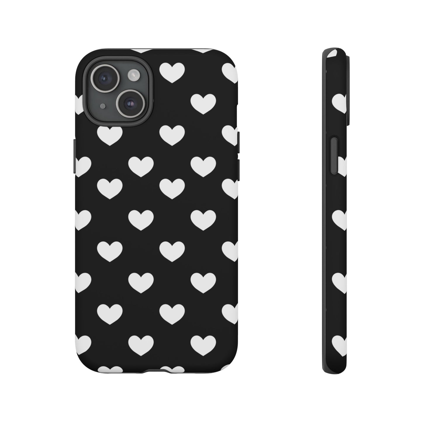 White Heart Phone Case - for Apple, Samsung, and Google Phones