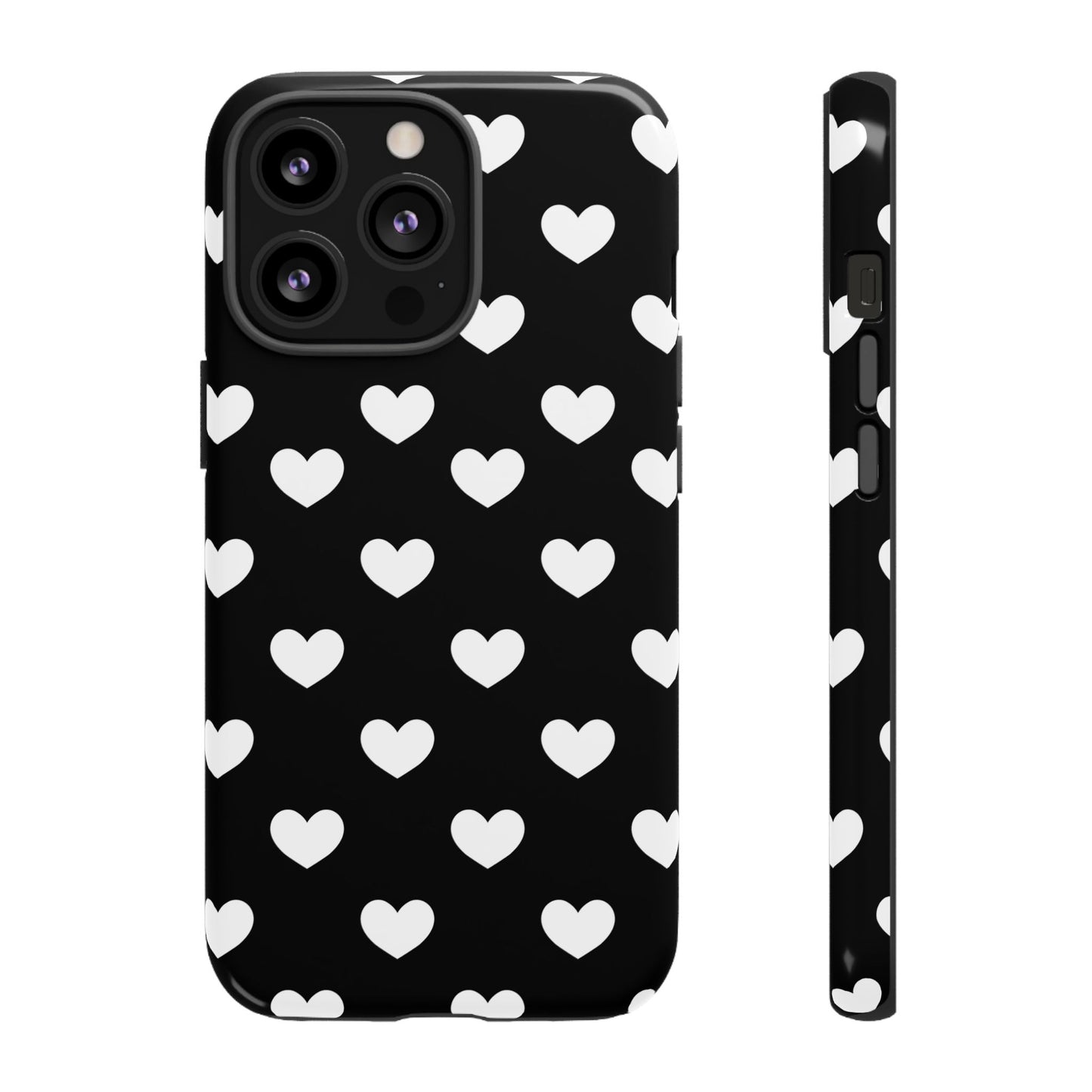 White Heart Phone Case - for Apple, Samsung, and Google Phones