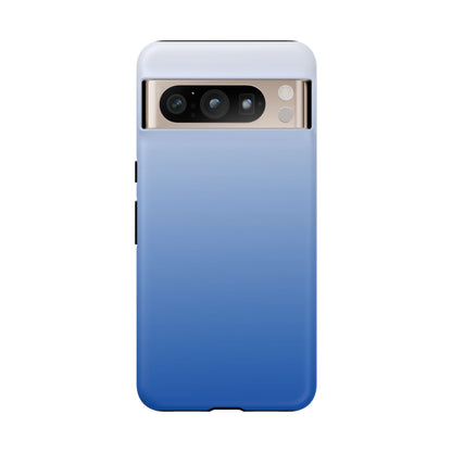 Ombre Blue and White Phone Case - for Apple, Samsung, and Google Phones