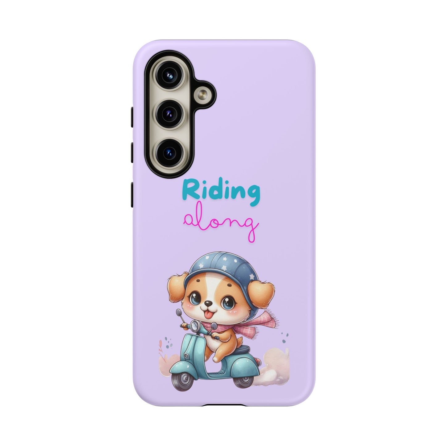 Purple Puppy Phone Case - for Apple, Samsung, and Google Phones