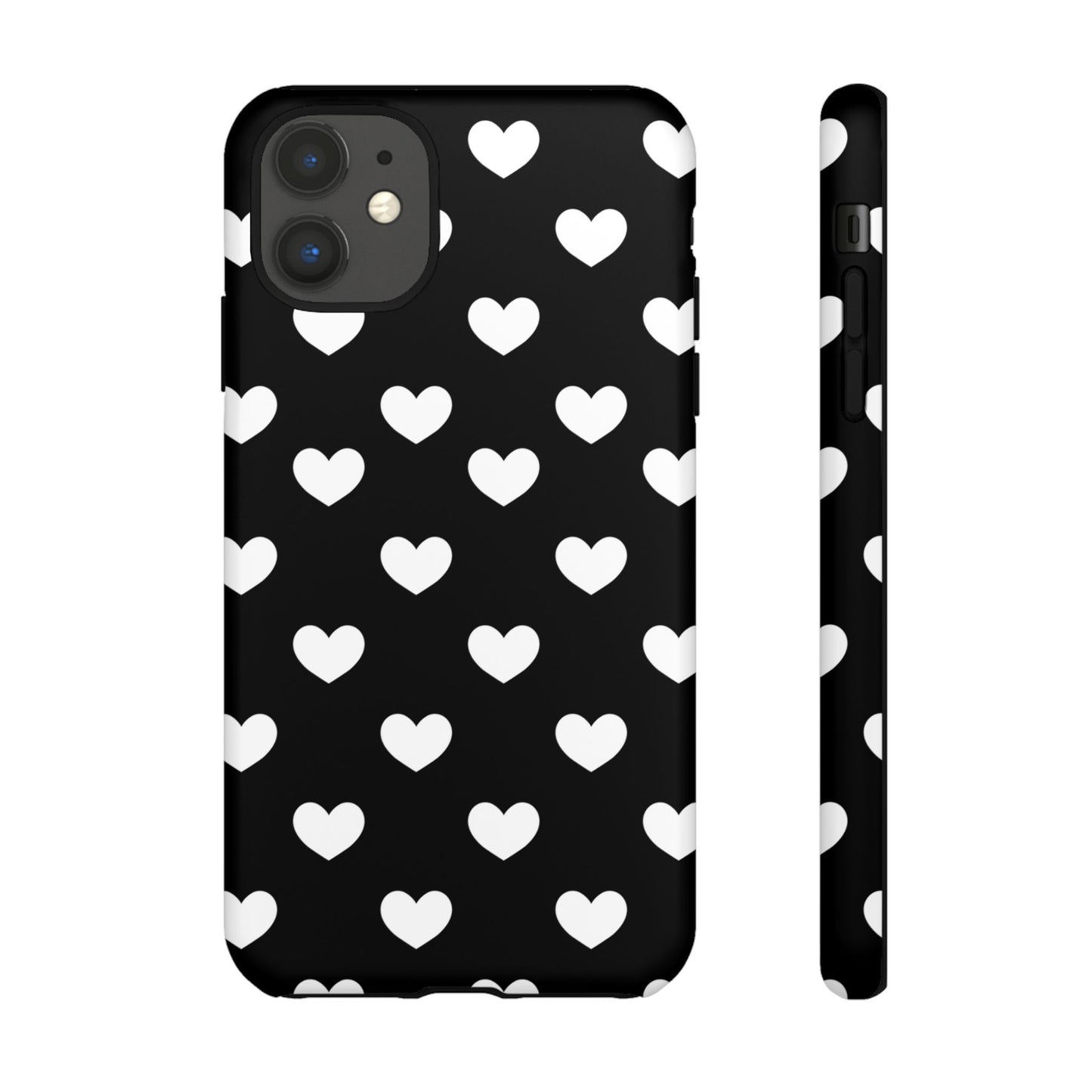 White Heart Phone Case - for Apple, Samsung, and Google Phones