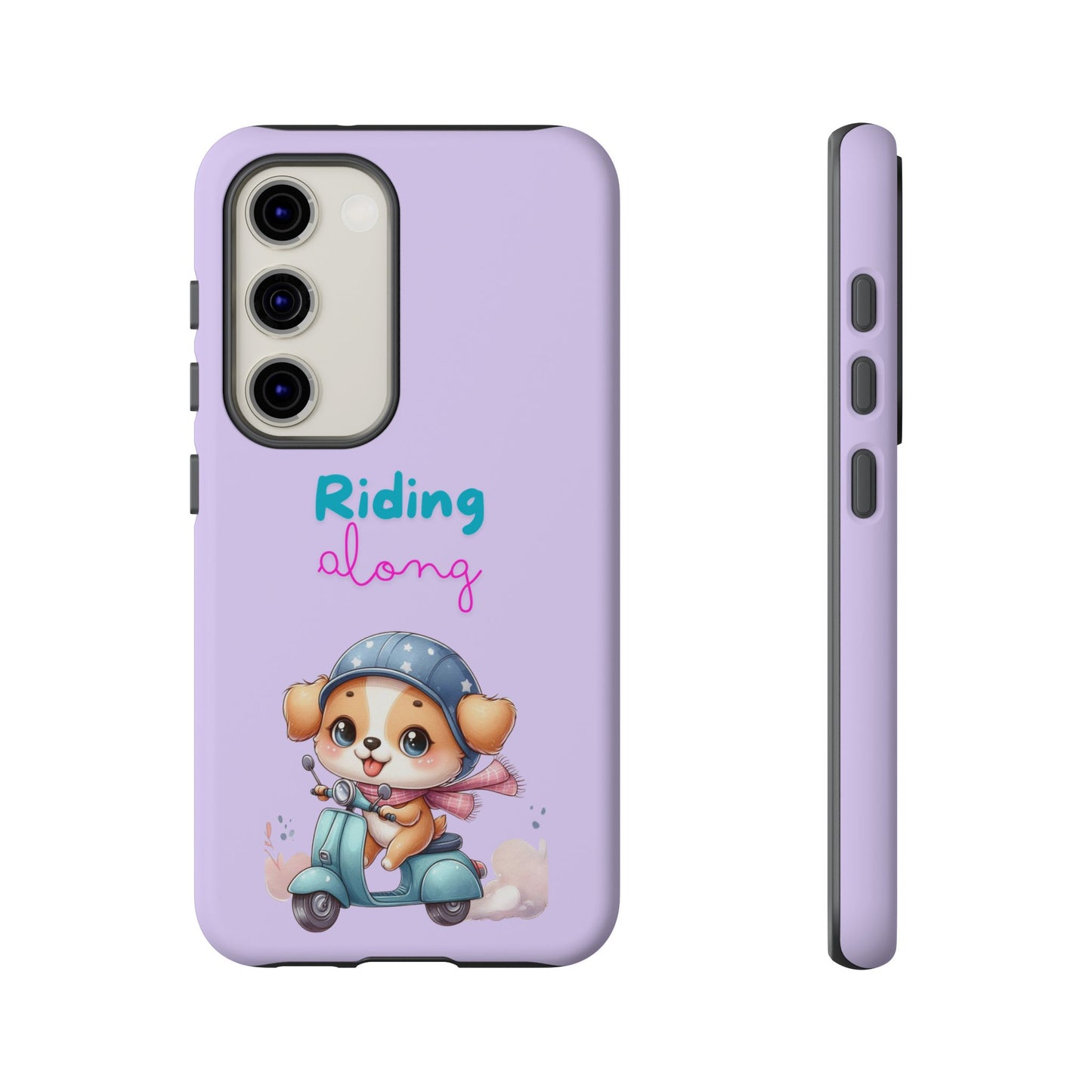 Purple Puppy Phone Case - for Apple, Samsung, and Google Phones