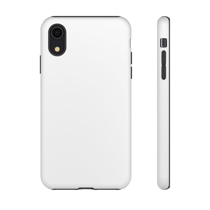 White Phone Case - for Apple, Samsung, and Google Phones