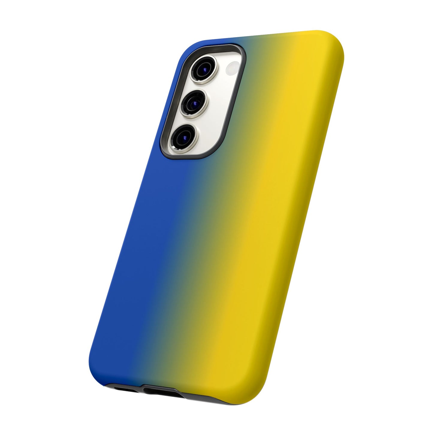 Ombre Blue and Gold Phone Case - for Apple, Samsung, and Google Phones