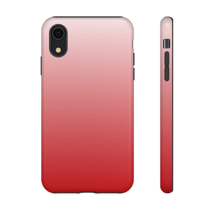 Ombre Crimson and Cream Phone Case - for Apple, Samsung, and Google Phones