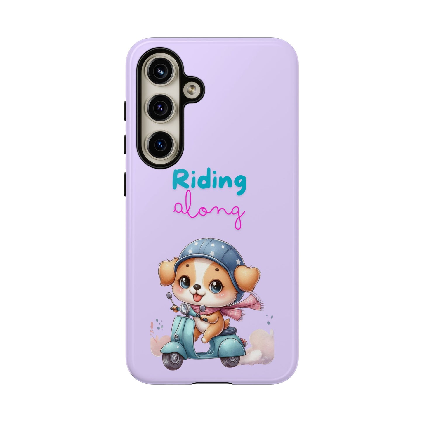 Purple Puppy Phone Case - for Apple, Samsung, and Google Phones