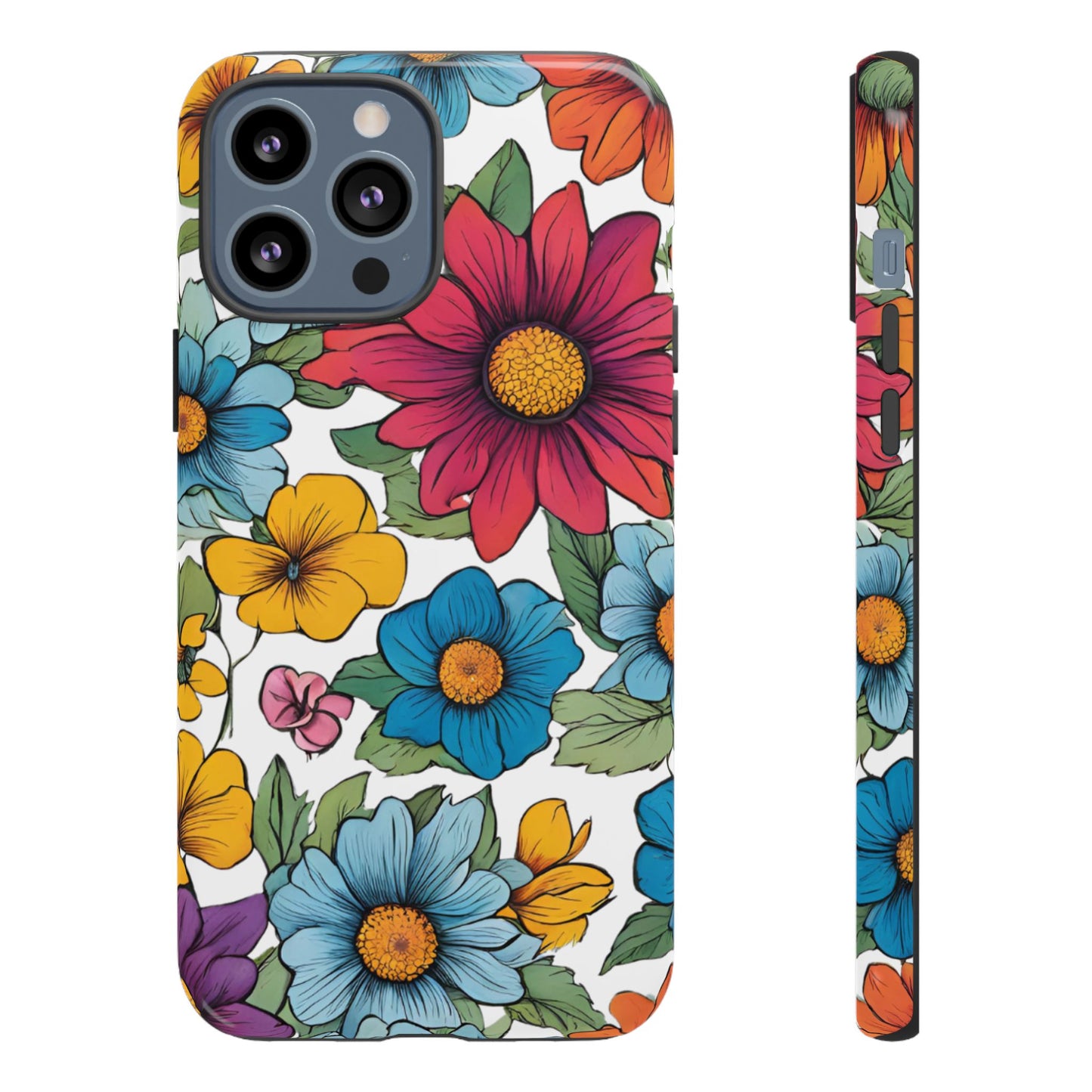 Floral Phone Case - for Apple, Samsung, and Google Phones