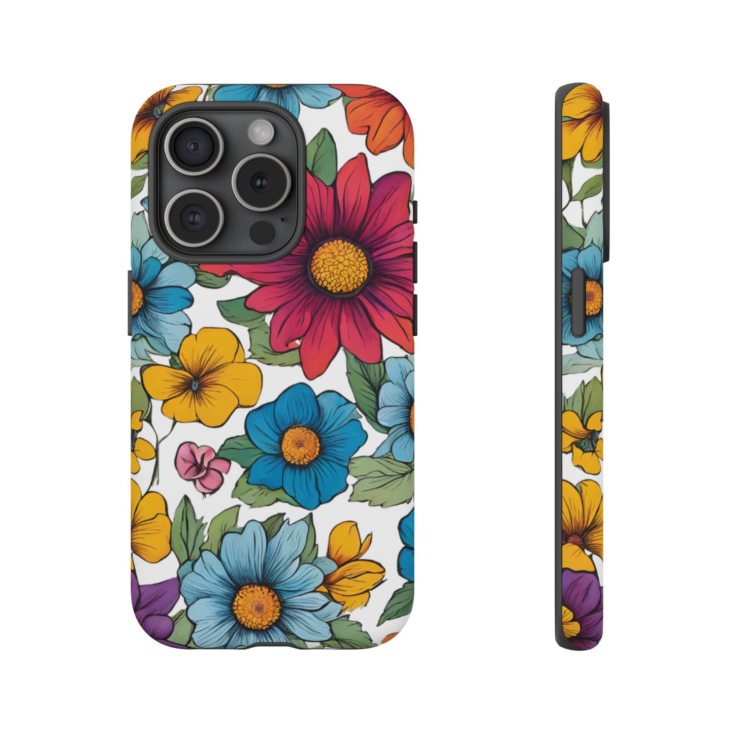 Floral Phone Case - for Apple, Samsung, and Google Phones