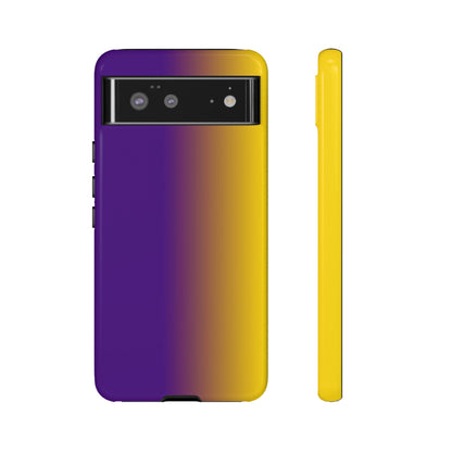 Ombre Purple and Gold Phone Case - for Apple, Samsung, and Google Phones