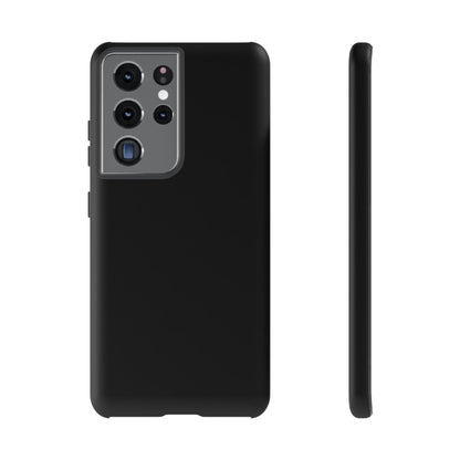 Black Phone Case - for Apple, Samsung, and Google Phones