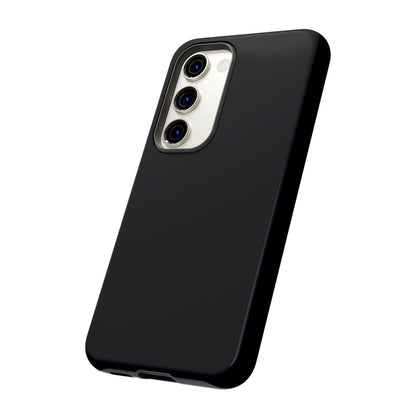 Black Phone Case - for Apple, Samsung, and Google Phones