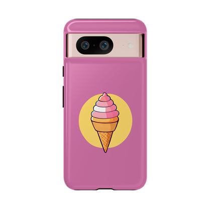 Ice Cream Cone Phone Case - for Apple, Samsung, and Google Phones