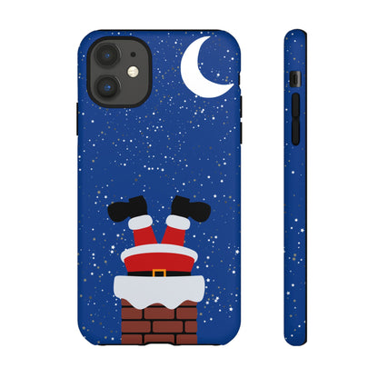 Stuck Santa Phone Case - for Apple, Samsung, and Google Phones