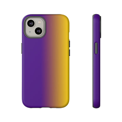 Ombre Purple and Gold Phone Case - for Apple, Samsung, and Google Phones