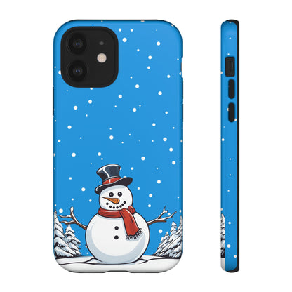 Snowman Phone Case - for Apple, Samsung, and Google Phones