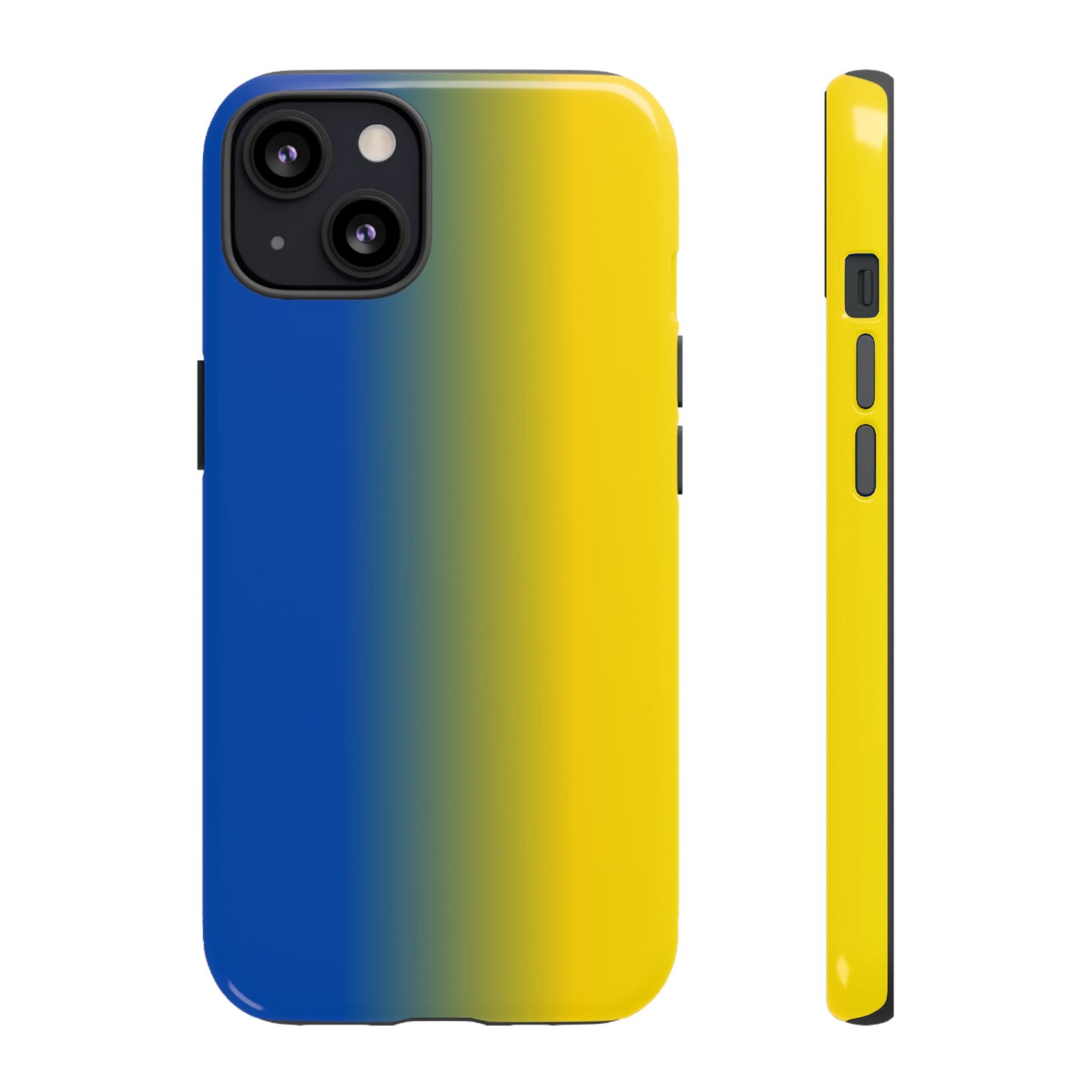 Ombre Blue and Gold Phone Case - for Apple, Samsung, and Google Phones