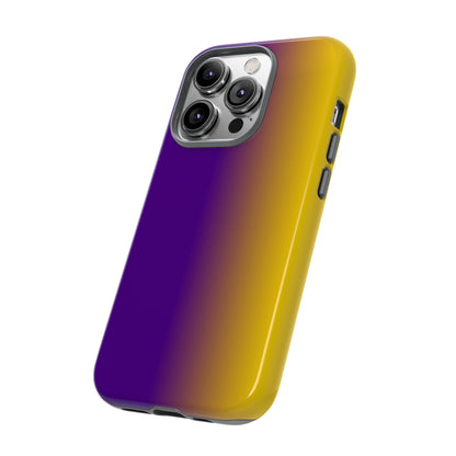 Ombre Purple and Gold Phone Case - for Apple, Samsung, and Google Phones