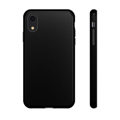 Black Phone Case - for Apple, Samsung, and Google Phones