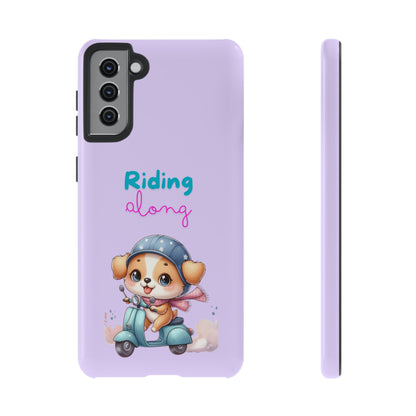 Purple Puppy Phone Case - for Apple, Samsung, and Google Phones