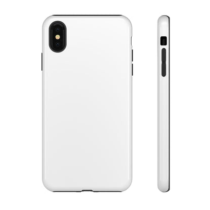 White Phone Case - for Apple, Samsung, and Google Phones